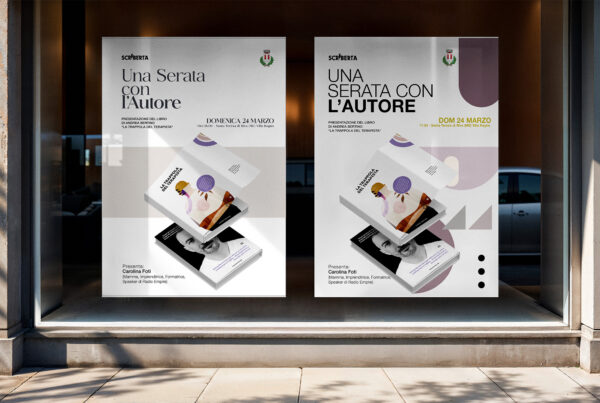 Locandina per la presentazione del libro di Andrea Bertino, edito da Scriberta