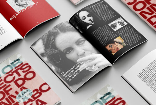 Impaginazione grafica e layout per il progetto Donna Diabolika